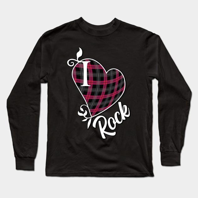 I love Rock Long Sleeve T-Shirt by Tiro1Linea